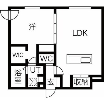 間取図 R-fino札幌桑園