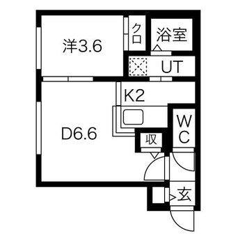 間取図 仮)アルファスクエア南4西15