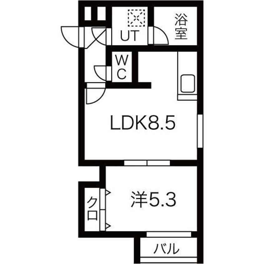間取図 オルセー北円山