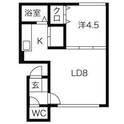ガレーラの間取図