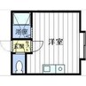 ルーブル北5条 1Rの間取り