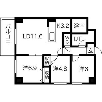 間取図 MODENA近代美術館
