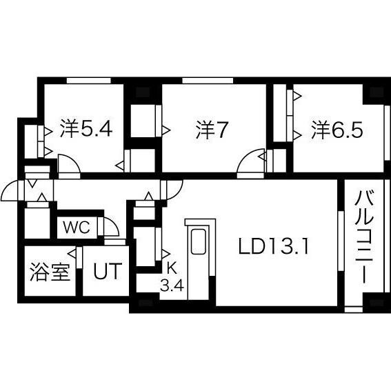 間取り図 MODENA近代美術館