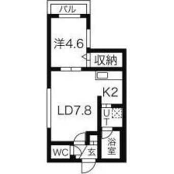 間取図 カーサ北3条