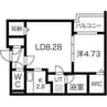 コローレ819 1LDKの間取り