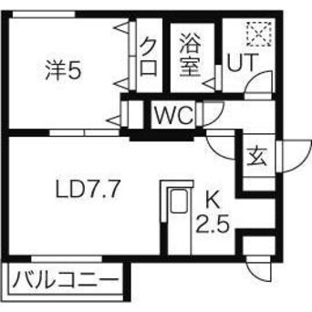 間取図 ル・ファール円山