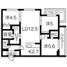 Crossbell524 3LDKの間取り