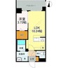 LIBTH桑園 1LDKの間取り