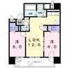プラシード北円山 2LDKの間取り
