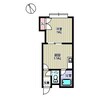 LINKS-COURT桑園 1DKの間取り