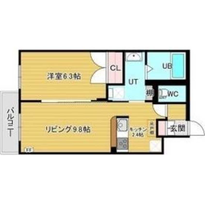 間取図 レジデンス北円山