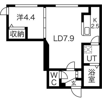 間取図 Luxe Maruyama(ラグゼマルヤマ)