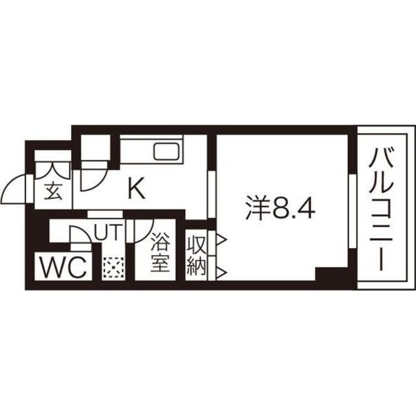 間取図 レフィーナ円山