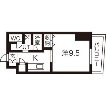 間取図 レフィーナ円山