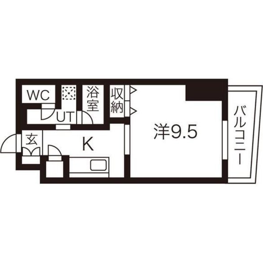 間取図 レフィーナ円山