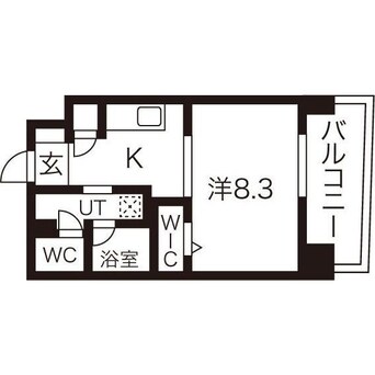 間取図 レフィーナ円山
