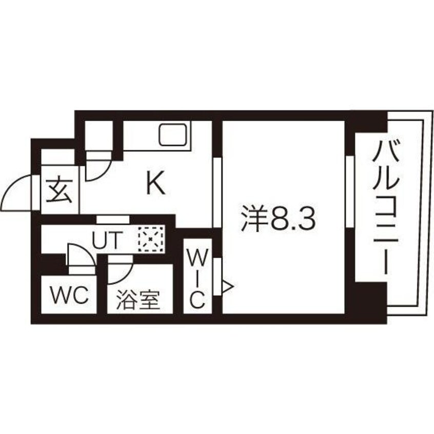 間取図 レフィーナ円山