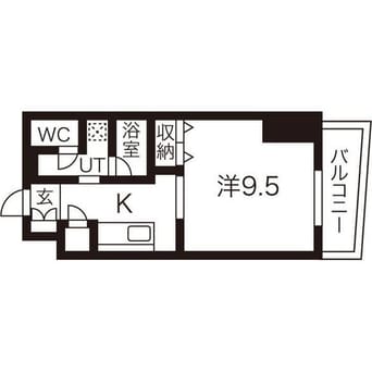 間取図 レフィーナ円山