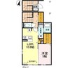 seasons北円山 1LDKの間取り