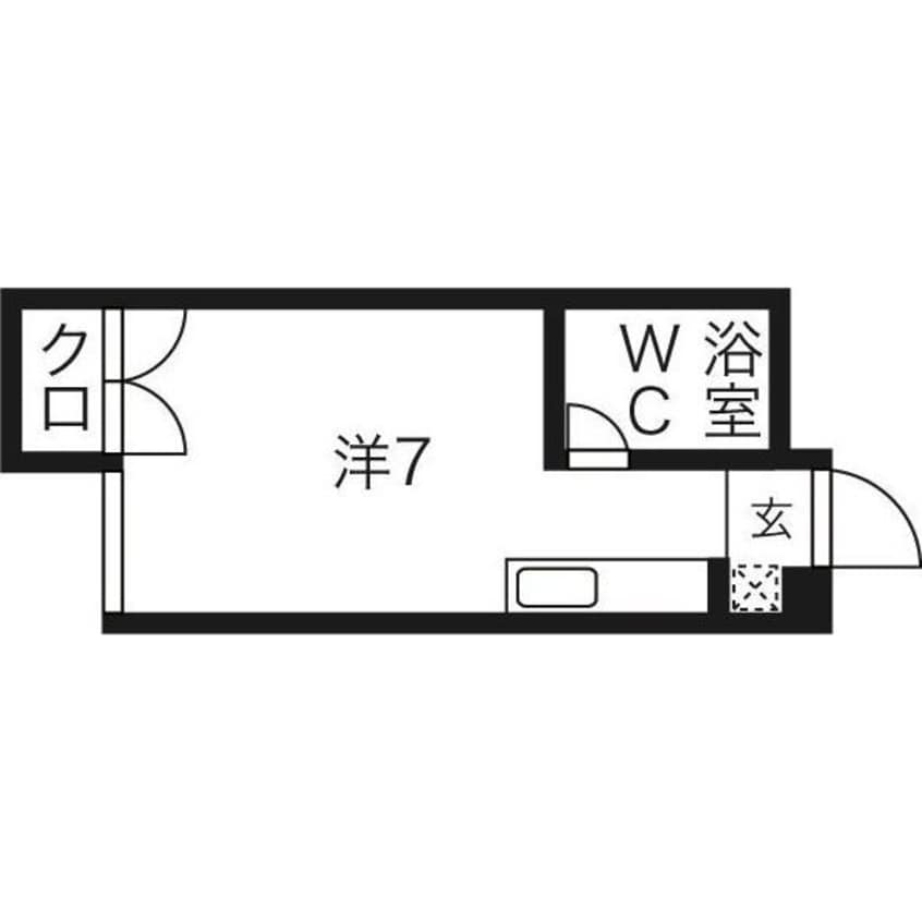 間取図 広西コーポ