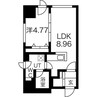 ルラシオン札幌駅前 1LDKの間取り