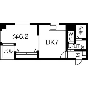間取図 メゾン・ド・ヴィレ知事公館前