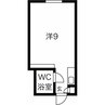 シャンボール札幌 1Rの間取り