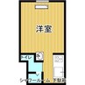 シャンボール札幌 1Rの間取り