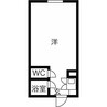 シャンボール札幌 1Rの間取り