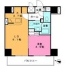 WEST10 1LDKの間取り