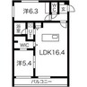 ciliegio円山(シリエージョ円山) 2LDKの間取り