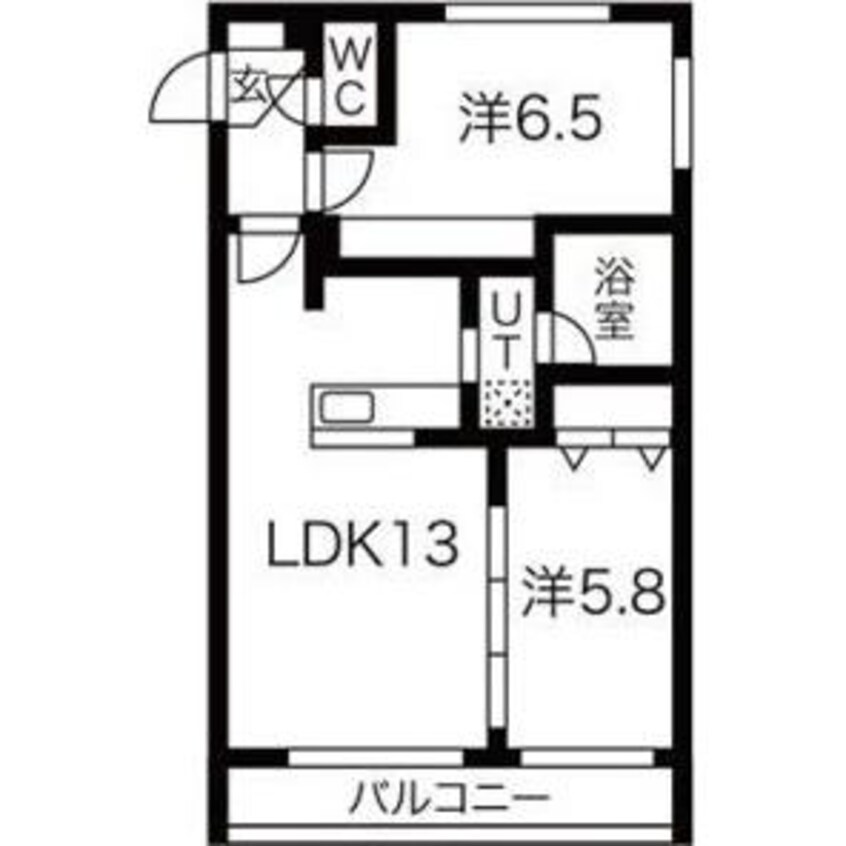 間取図 ciliegio円山(シリエージョ円山)
