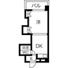 ノースタウンハウス 1DKの間取り