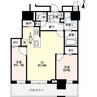 ONE札幌ステーションタワー 2LDKの間取り