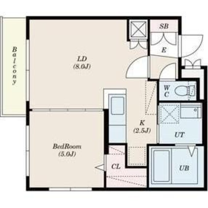 間取図 プライマル札幌円山