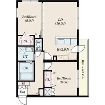 間取図 プライマル札幌円山