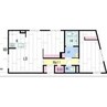ラヴェーラ円山鳥居前 2LDKの間取り