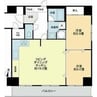 ライオンズマンション第8大通 2LDKの間取り