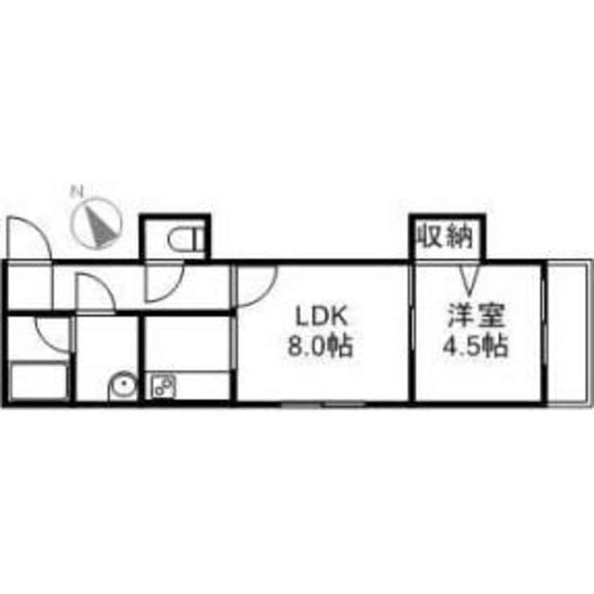 間取図 フォーレスト円山北