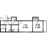 フォーレスト円山北 1LDKの間取り
