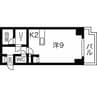 アップタウンハイツ 1Rの間取り