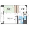 シャンボール大通第2 2LDKの間取り