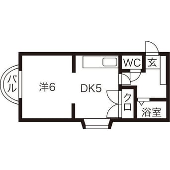 間取図 プレジデントシティ神宮