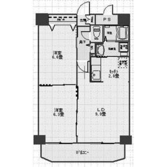 間取図 旭堂第一マンション　知事公館前
