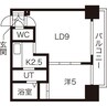 サンコート大通 1LDKの間取り