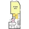 レラ円山 1Kの間取り