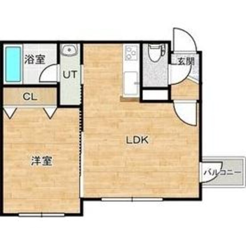 間取図 リュクス円山公園