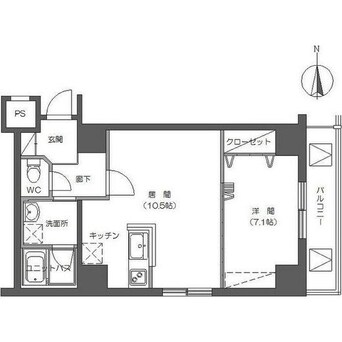 間取図 レジディア札幌駅ノース
