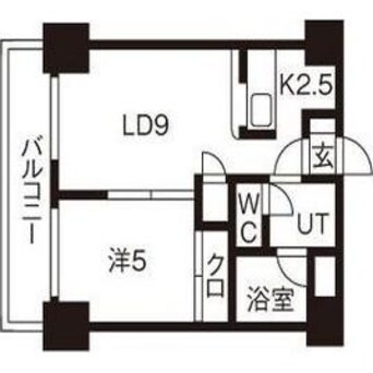 間取図 サザンプレステージ北大