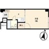 チサンマンション札幌第一 1Kの間取り